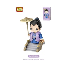 Loz Micro Anime Serisi 1546 Modeli 345 Parça Dekoratif Oyuncak Yapım Seti Yapı Blok