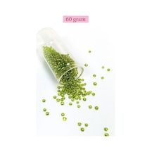Dökme Cam Kum Boncuk 8/0 3 Mm - 60 Gram - Şeffaf Yeşil - Bnc208 Diğer