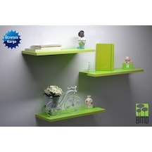 3 Lü Set Renkli Raf 90 Cm 3 Lü Set Renkli Raf 90 Cm