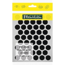 Parlak Siyah Pacıfıc Yapışkanlı Tapa-14mm