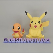Pokemon Pikachu Charmander Seti