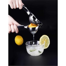 Limon Sıkacağı Döküm Portakal Narenciye Sıkacağı Gümüş Lüx Gerçek Döküm Büyük 23 Cm Boy X 8 Cm Çap D Diğer