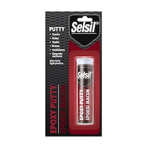 Selsil Epoxy Putty - Epoksi Macun Isıya Dayanıklı Yapıştırcı 57gr Ahşap - Metal - Cam - Seramik Genel