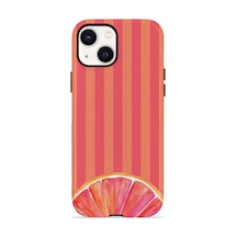 Apple iPhone Uyumlu 15 Plus Vorian Çift Katmanlı Magsafe Kılıf Grapefruit Sunset