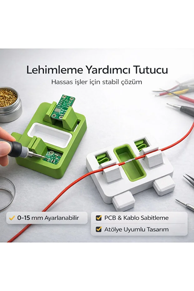 Lehimleme Yardımcı Tutucu 0 15 Mm Ayarlanabilir Kablo Sabitleme Aparatı Pcb & Kablo Tutucu