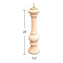 Ahşap Şamdan Şa-05
