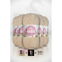 Cotton Lüks - 97544 Ten - 5'li Paket - 100gr/330m - Pamuklu Hırka Yelek Amigurumi İpi