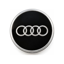 Audi A3 A4 A5 A6 A7 Q3 Q5 Q7 Q8 Uyumlu 61 Mm Parlak Siyah Krom Jant Göbeği Kapağı Tek Adet 81a601170a - 937395137