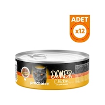 Prochoice Döner Bites Sos İçinde Tavuklu Yetişkin Konserve Kedi Maması 70 Gr 12 Adet