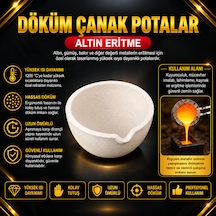 Altın Eritme Potası - No:4 - 8 cm