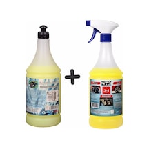 Oto Kalorifer Ve Petek Temizleme İlacı Solventli 1 Lt & Motor,jant Ve Döşeme Temizleyici 1 Lt