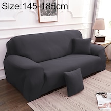 Sones Kanepe Her Şey Dahil Evrensel Set Kanepe Tam Kılıf Bir Adet Yastık Kılıfı Ekleyin, Boyut: İki Kişilik 145-185 Cm Gümüş Gri