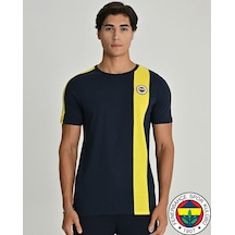 Fenerium Fenerbahçe S.k. 25/26 Sezon Tribün Basic Tişört Tribün Forması Lacivert