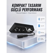 Bt22 Motosiklet Kask İçi Bluetooth Kulaklık İnterkom Destekli Yeni Nesil