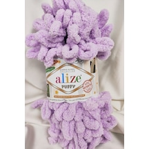 Puffy Açık Lila El Örgü İpi 100gr. 9mt. 5'li Paket - Renk: 27