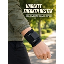 Mey İthalat Ayarlanabilir Bilek Destekliği Cırtlı Bileklik Günlük Kullanım Ve Spor İçin Bilek Desteği Diğer