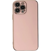 Newface Apple Apple iPhone Uyumlu  15 Pro Max Kılıf Volet Silikon - Pembe