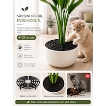 Saksı Toprak Koruyucu 2 Adet Çap: 25 Cm Versiyonu