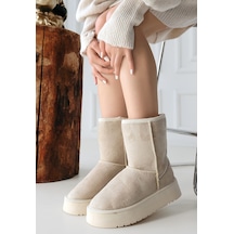 Sophia Bej Süet Bot Bej