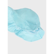 Kız Bebek Gabardin Şapka 10663 Turkuaz