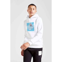 Tshirthane Mamamoo Aesthetic K Pop Baskılı Unisex Çocuk Kapüşonlu Sweatshirt Beyaz