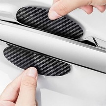 Tr 4 Adet Carbon Kapı Kolu Koruma Bantı