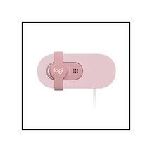 Logıtech 960-001623, Brıo 100 Wcm V-u0072, Full Hd, Dahili Mikrofonlu, Rose Webcam