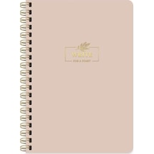 Write For A Start A5 Çizgili Spiralli Defter Mavi Lila