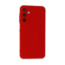 Samsung Galaxy Uyumlu - A05s Kılıf Nano İçi Kadife Silikon - Kırmızı