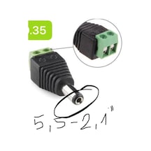 Hadron Hdx1337 Çevirici Led Adaptör Ucu 5.5 2.1 10 Lu Paket