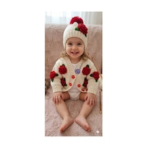 El Örgüsü Bebek Hırka Hobilankahandmade