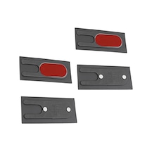 Suntek Sürgülü Kapı Penceresi Için 4 Parça Rüzgar Koyu-gri