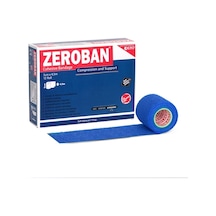Zeroban Bandaj 5 CM x 4.5 M Kireç Mavisi