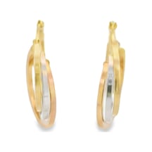 Cigold Taşsız Küpe 14 Ayar Altın 2.99 Gr Oa-k1tb01069330 Renkli