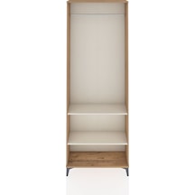 Arges Dolap 2 Raflı Tek Askılı 88x30x243 Çam-aytaşı Atlas Çam