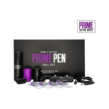 Prime X Critical Pen Wireless 3.5mm Stroke Full Set - Çift Batarya Kablosuz Dövme Makinesi Seti