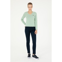 U.s. Polo Assn. Kadın Lacivert Pantolon Kanvas-chino 50290854-vr033 Lacivert