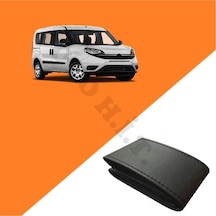 Fiat Doblo D4 Uyumlu Deri Direksiyon Kılıfı Kaliteli Dikmeli Siyah