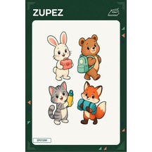 Minik Sırt Çantası 19x25 Cm Ütüyle Uygulanan Baskı Zpz1291 - 928156881
