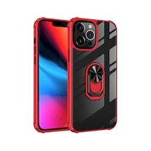 More Tr Apple Uyumlu iPhone 13 Pro Uyumlu Mtr Mola Kılıf-kırmızı