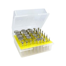 Elmas Taşlama Kafa Zımpara Shank Büyük Boy 50'li Set 3.0 MM