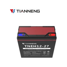 Tianneng Tneh 12-27 Uzun Çevrim Ömrü Siyah Altın Pil Elektrikli Motosiklet 12v 27ah