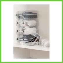 Bezos 6 Lı Ayakkabı Kutusu Bayan & Ayakkabılık Organizeri 20x37x13 Cm Dmc Çok Renkli
