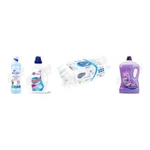 Bingo Oksi Jen 750 Ml + Amber Sıvı Det. 1755 Ml + Yüzey Tem. Havlusu 96'lı + Yüzey Tem. Fresh 2.5 Lt 4'lü Set Diğer
