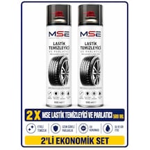 Mse Pro Lastik Temizleyici Ve Parlatıcı Sprey 500 Ml X 2 Uzun Süreli Parlaklık, Uv Koruma, Su Ve Kir İtici