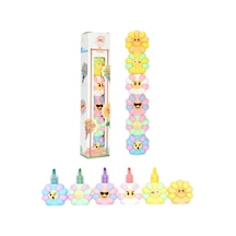Abc Mini Sunum Çiçekleri Fosforlu Kalem 5 Li Md-154 Diğer