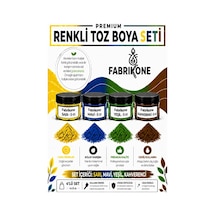 4'lü Set Premium Parafin Soya Wax Toz Mum Boyası Hobi Seti - 5 Cc Sarı, Mavi, Yeşil, Kahverengi Bkfab4srmykh5g Karışık