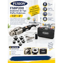 Fusion FSBP200 Elektrikli El Tipi Pafta Makinesi 1/2"- 2"