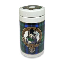 Finest Scotish El Yapımı Seramik Pipo Tutun Kavanozu Mavi