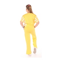 Toontoy Kids Toontoy Kız Çocuk Trendingin Myword Baskılı Eşofman Takım Koyu Sarı